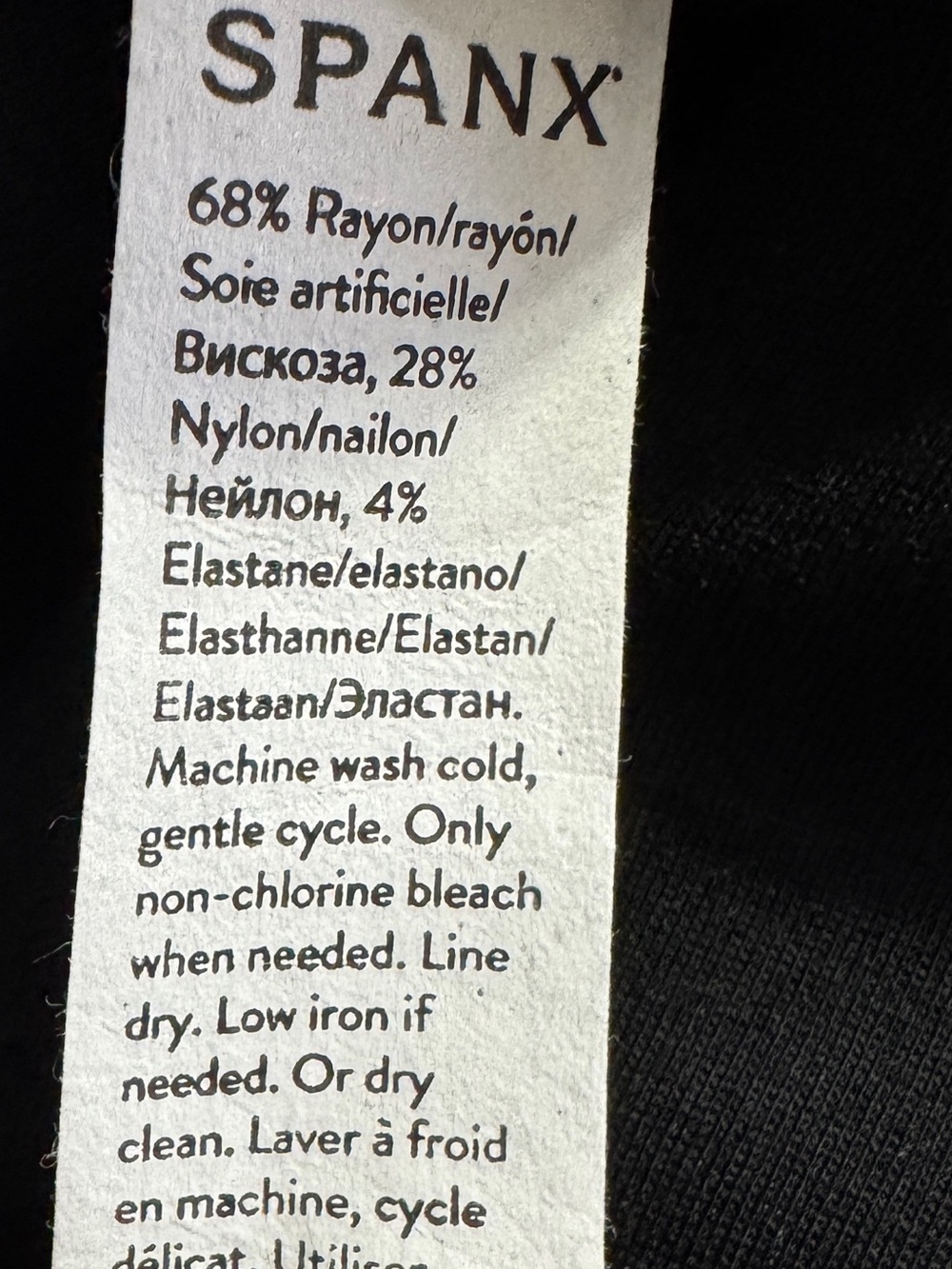 NWT Spanx The Perfect Sleeveless Jumpsuit Black Wide Leg Smoothing Core Shaping - Picture 9 of 9